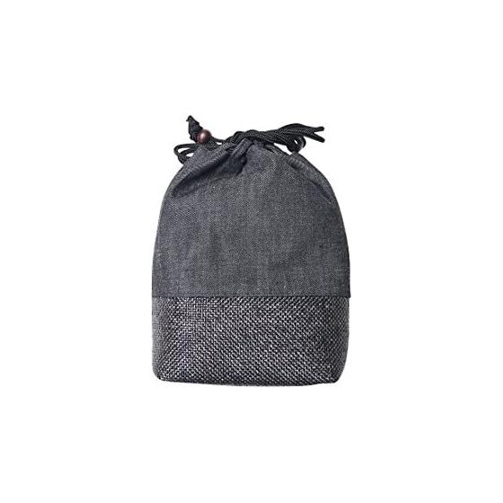 Shingen bag men s drawstring bag Okayama Kojima denim Shingen bag with bottom