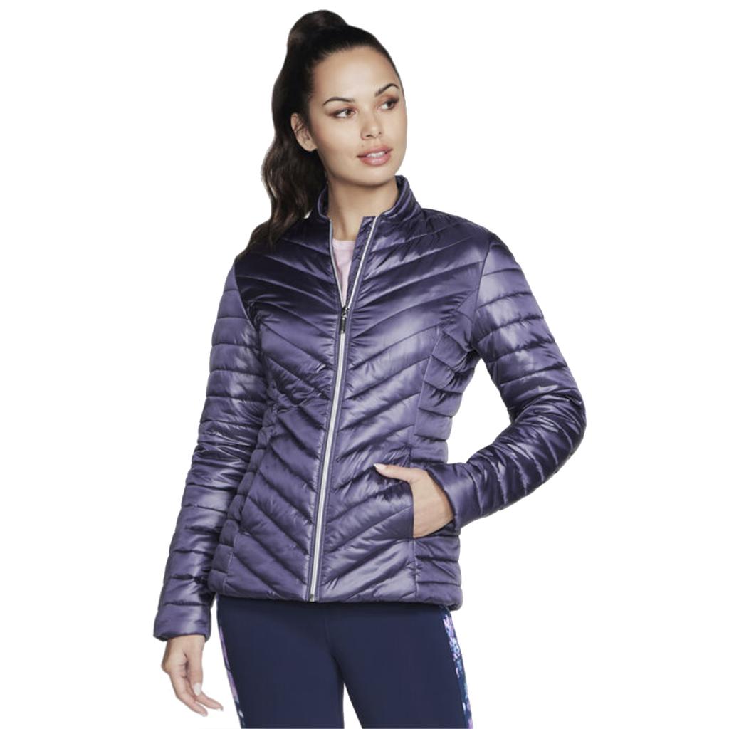 Skechers GO Shield Shine Jacket, Womens purple Jacket