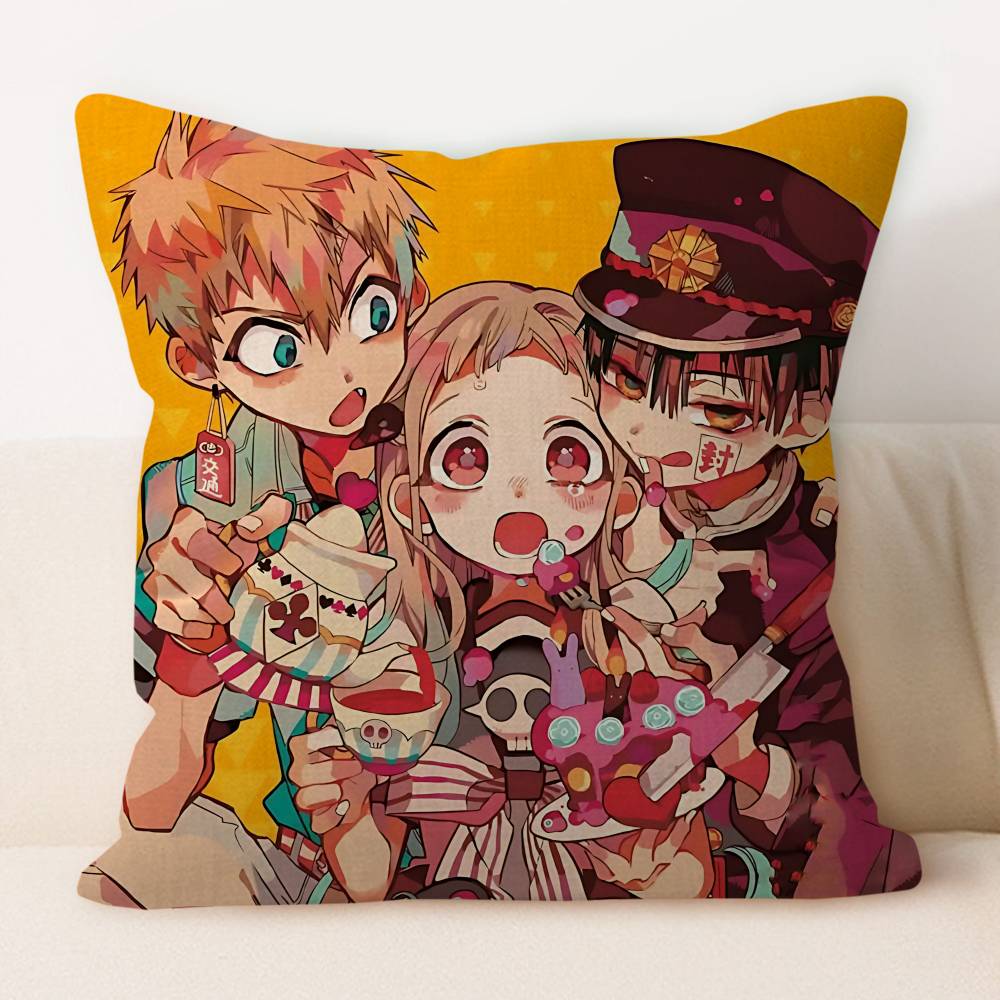 H-Hanako-kun Kissenbezug Toon Geschenk Kissenbezug Schlafzimmer Zuhause Sofa Stuhl Sitz Dekor Kissenbezug
