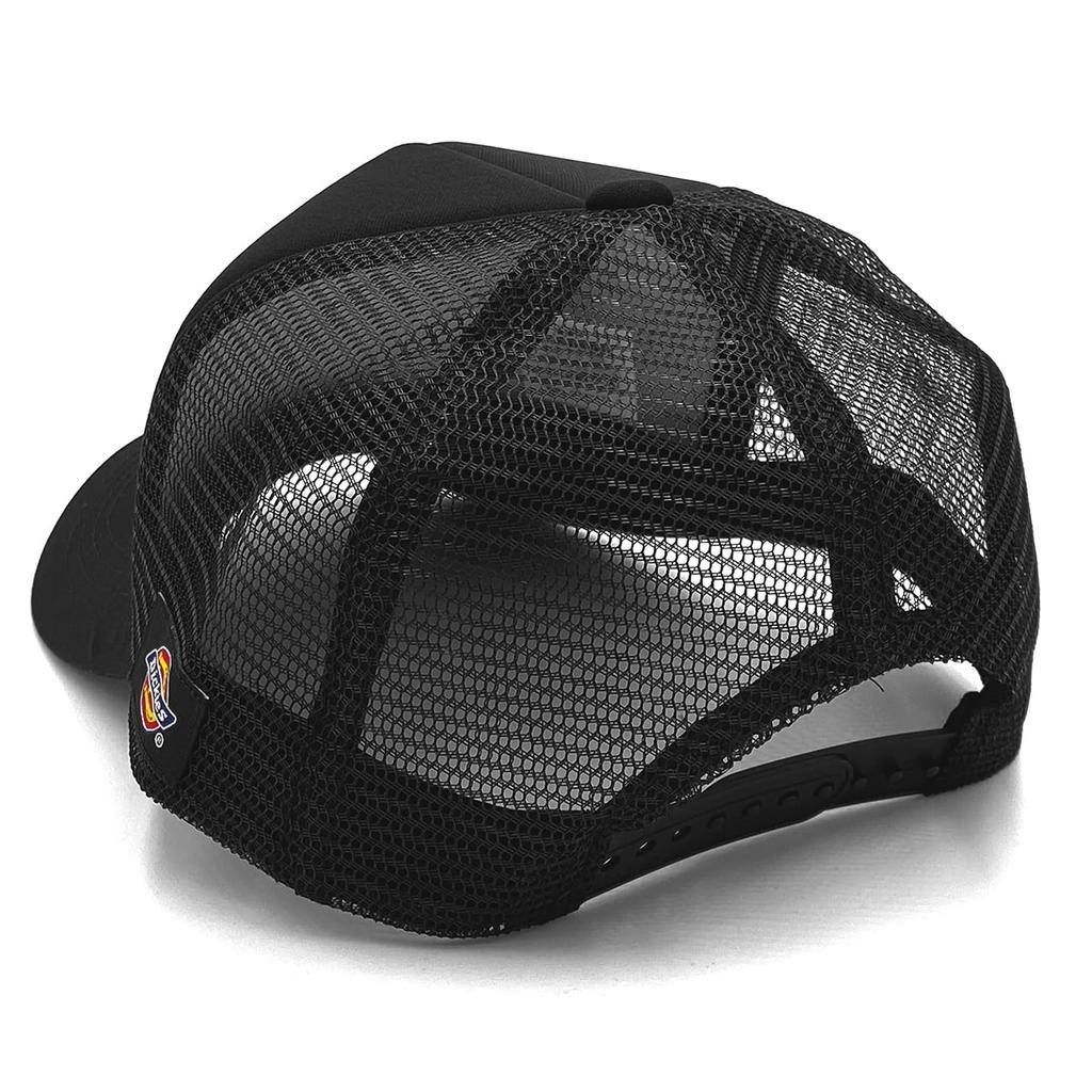 Dickies Mesh Large Size Oversized Hat with Unisex Numbered Cap, (57-59cm), Logo, Men's, Women's, (JP, Sizes 57.0 cm, 59.0 cm, BLACK/WHITE (Script