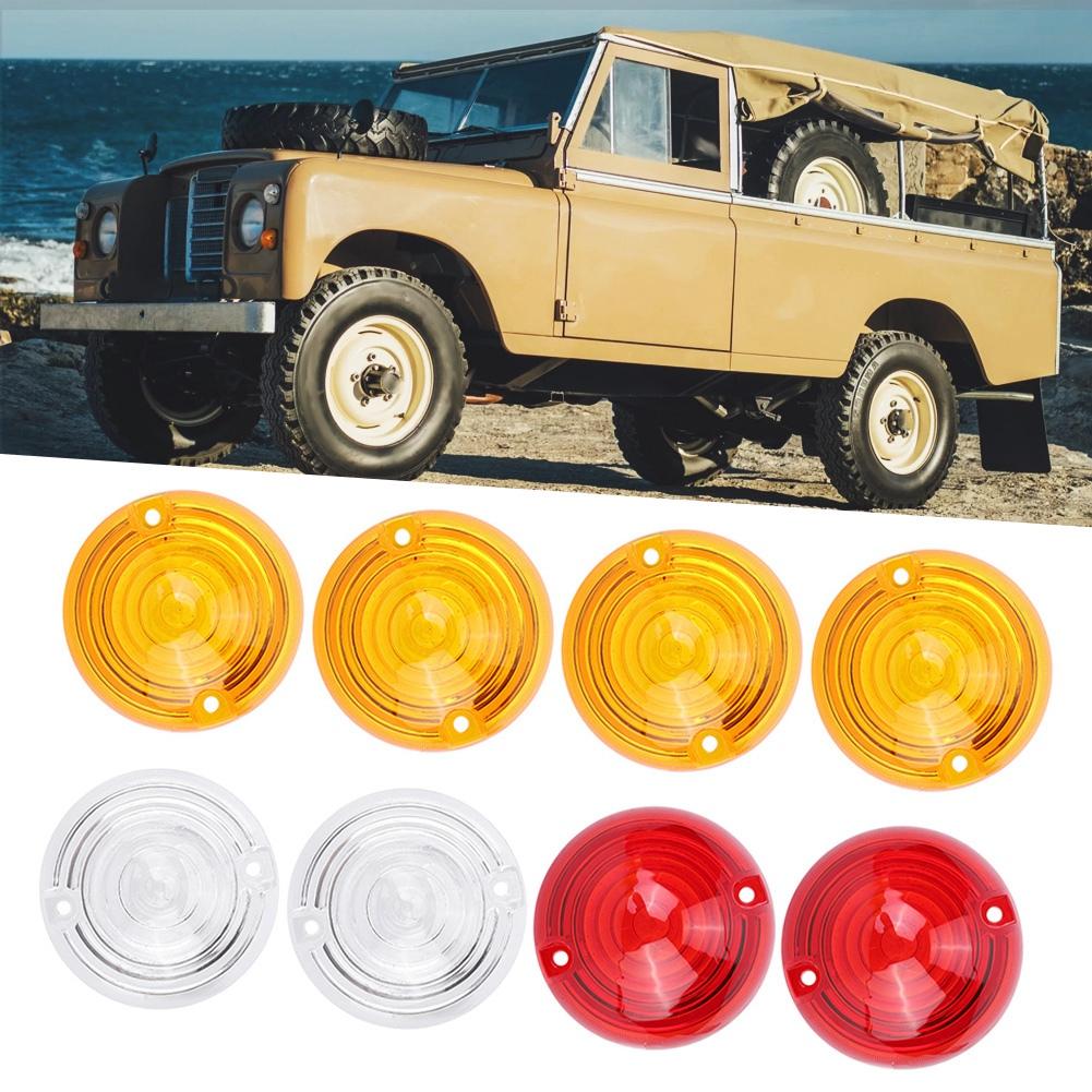 8Pcs Side Tail Indicator Light Lamp Lens Kit Fit for Land Rover 589285