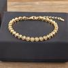 Nidin 6 Colors Shiny Crystal Bracelet For Women Rhinestone Zircon Charm Wrist Adjustable Bangles Girls Exquisite Jewelry Gift