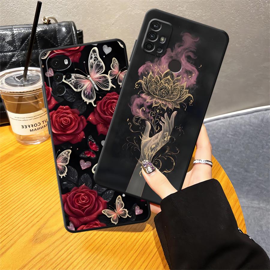 Gothic Butterfly Phone Cover Case for Motorola Moto G22 Edge40 Edge 20 Pro 30 Lite G32 G71 G51 G73 G52 G50 G60s G53 G30