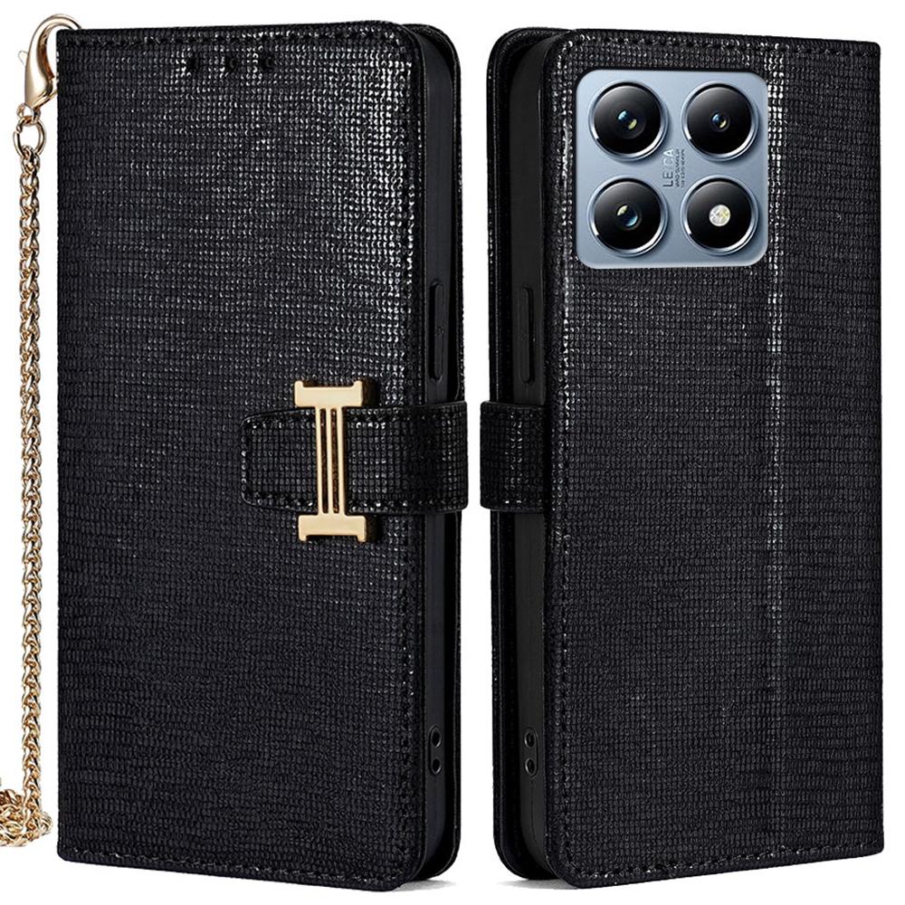 For Xiaomi 14T Pro Case Wallet Sequins Leather Crossbody Phone Cover