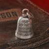 Ride Safely Love You Motorcycle Guardian Bell Pendant Biker Good Luck Charm  Men