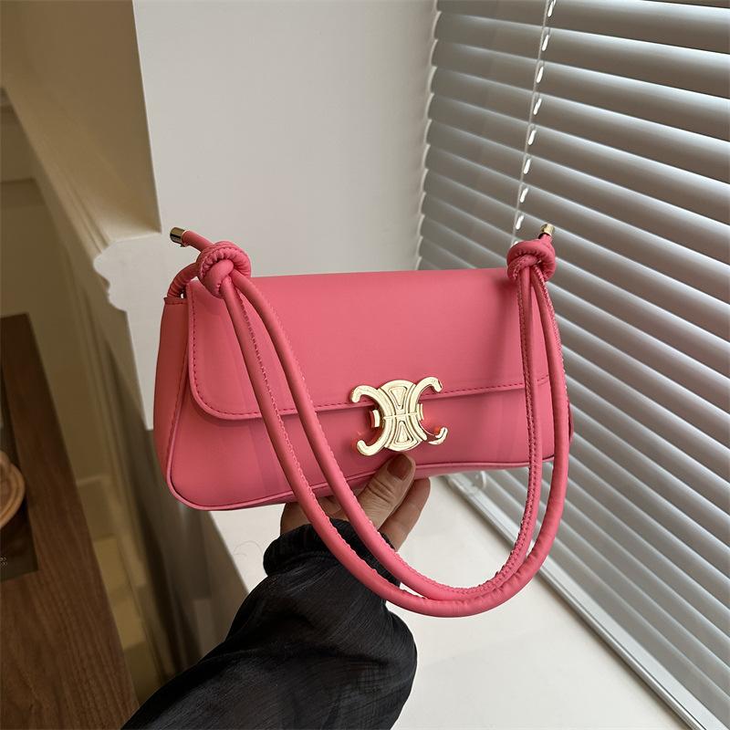 

This year s popular bag women s 2025 new niche design high-end light luxury underarm baguette bag shoulder messenger bag
