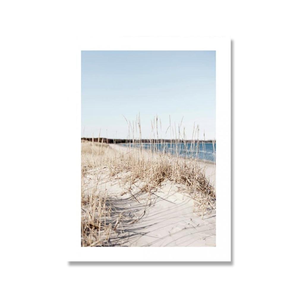 

Спокойный Пляж в Тростниковом Пейзаже Постер Принт Трава Архипелаг Холст Картина Морской Пейзаж Картина Украшение Стен Гостиной Без Рамы 21*30cm No Frame