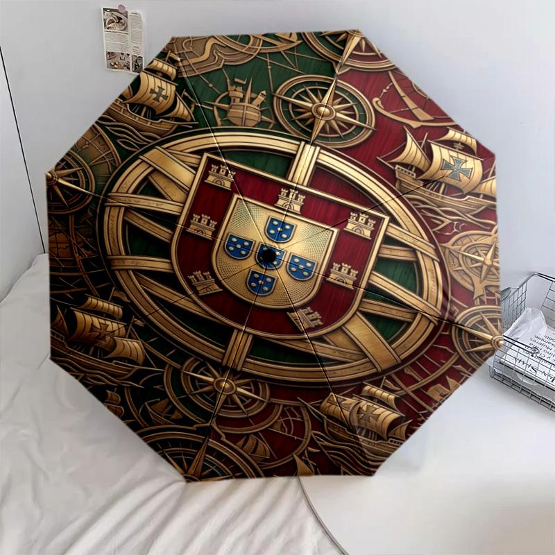 Maritime Heritage Exploration Folding umbrella Portable Suitable for all seasons Gift Umbrella Sun umbrella