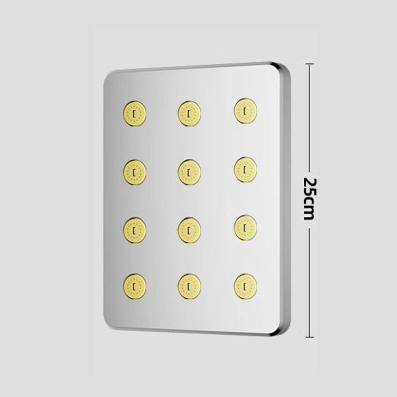 Large Shower Head Universal 10-inch Large Shower Head Pressurized Anti-blocking Shower Head Bathroom Hotel Small Waist Shower