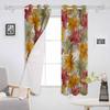 Autumn Plant Maple Leaf Countryside Blackout Curtains For Living Room Bedroom Window Treatment Blinds Drapes