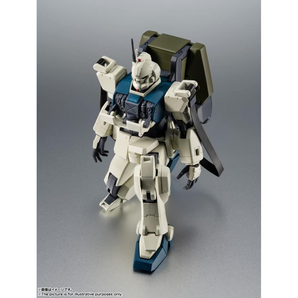 Bandai ROBOT SPIRITS Mobile Suit Gundam Plutonul 08 MS SIDE MS RX-79(G)Ez-8 Gundam Ez-8 ver. ANIME. Aproximativ. 125 mm mobil vopsit în ABS și PVC