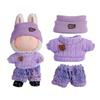 17cm Doll Clothes 3-Piece Hat Sweater Pants Sets Handmade Baby Doll