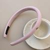 Autumn Winter 2024 Korean Style High Crown Macaron Color Headband for Women New Fashionable High-End Feel Hairband