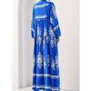 Middle East Robe Women Clothes New Fashion Casual Print Loose Dress Printed Loose Dress