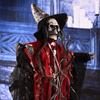 Halloween Horror Props, Haunted House Decorations Electric Toys Sound Emitting Voice Controlled Skeletons Small Hanging Ghosts