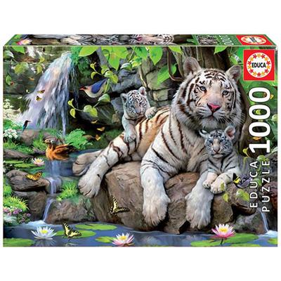 Educa Puzzle Collection 1000pcs (White Tigers)