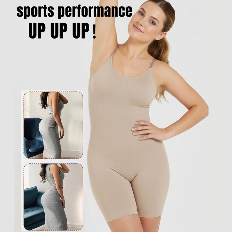 Adjustable Strap Seamless Full Body Shaper Shorts Tummy Control Butt Lifter Shapewear for Women Daily Wear