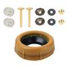 Easyly Install Toilet Flanges Seal Kit Features Thickened Wax Rings And Bolts Covers For Quick Setups
