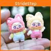 9pcs Cute Fox Headwear Overalls Girl Model Ornament Set For Kids And Collectors