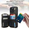 Quilted Zipper Wallet Phone Case For IPhone 15/14/13/12 - 7 Colors Leather Card Holder Cover