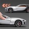 1/32 Bugatti Atlantic Alloy Sports Car Model Diecast Metal Racing Vehicles Car Model Sound and Light Simulation Collection Kids Toy Gift