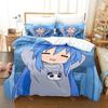 3D Printed Lucky Star Konata Izumi Bedding Set for Boys Girls Duvet Cover Pillowcase Twin Queen King Full Single Double Sizes