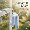 Collapsible Foldable Clothes Hanger Space Saving Shoes Storage Rack  Balcony Use