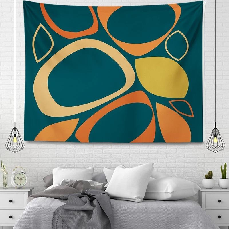 Office Living Room Tapestry Simple Geometric Decorative Hanging Cloth Home Wall Decoration Tapestry