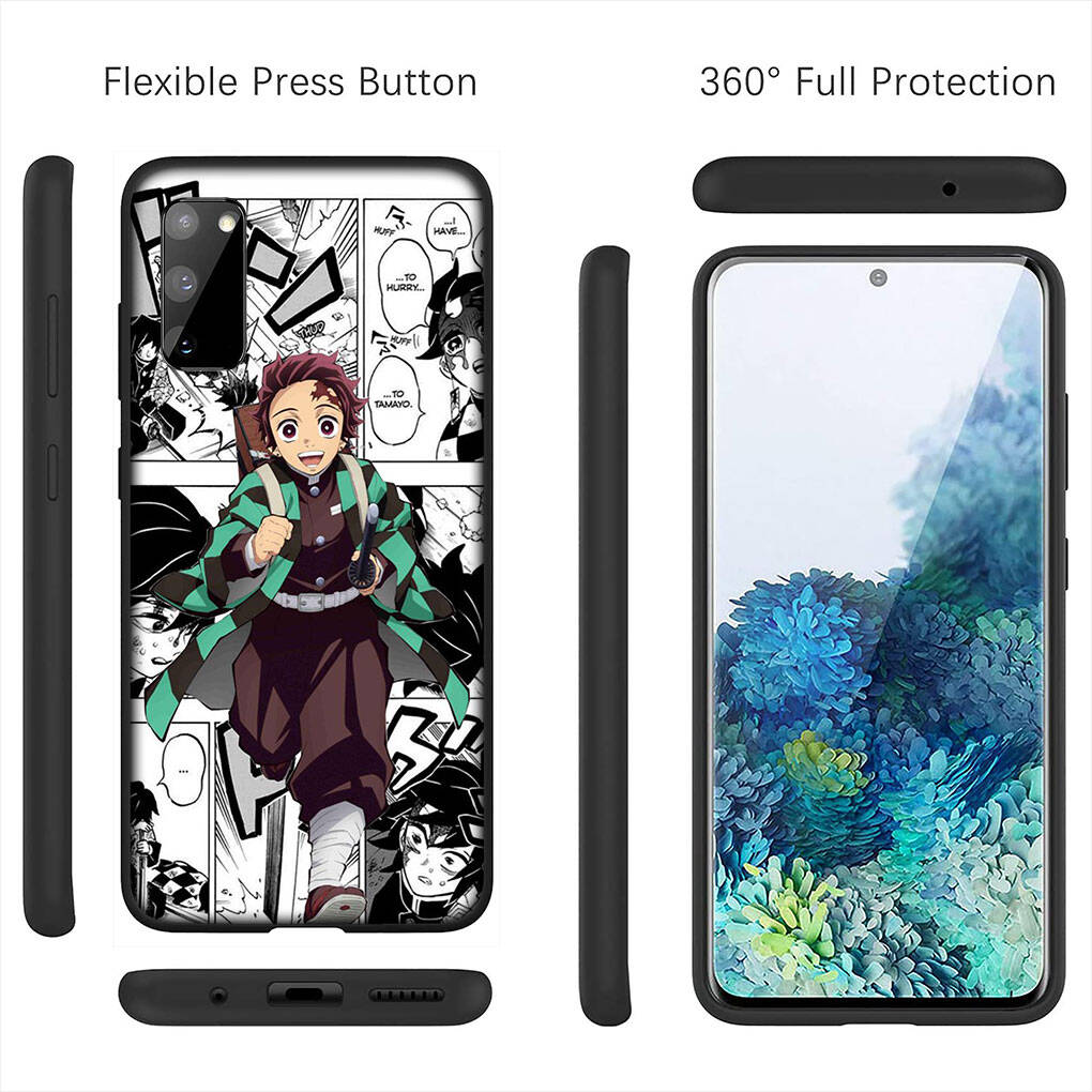 for Motorola Moto Edge 70 60 50 G54 G86 Samsung Galaxy S25 iPhone 17 16 15 Redmi Note 14 13 Pro Max Case Muichiro Tokito Kamado Tanjiro Demon Slayer