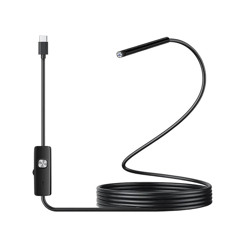 Endoscópio Móvel HD Tipo-C de 5,5 mm para Inspeção Industrial e de Tubulações