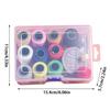 DIY Sewing Set Ten-color Thread with Storage Box Sewing Box Stitching Thread Set for Quilting Thread Stitching Embroidery Craft