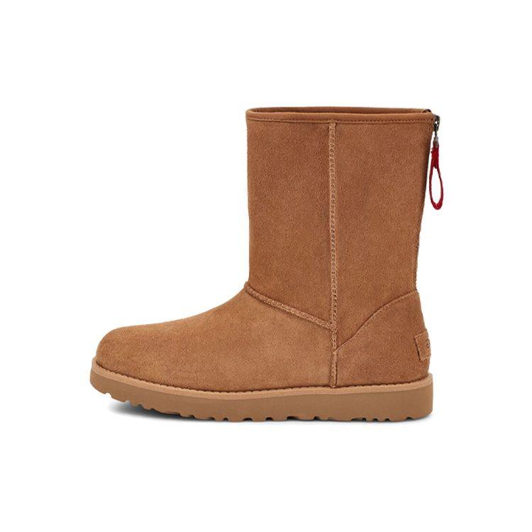 UGG W Classic Short Logo Zip Women's 1122672-CHE