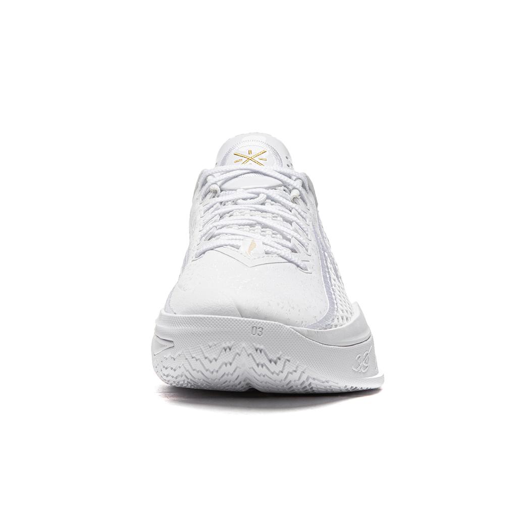 Li Ning Wade Błyskawica 2 Buty do koszykówki Męskie sneakers Standardowy-Biały ABPV013-1