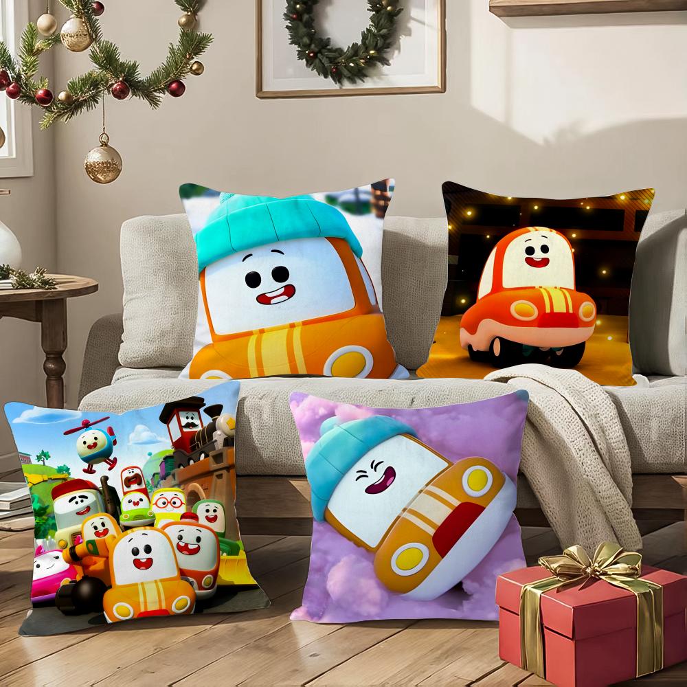 Anime Cartoon G-Go! Go! Cory Carson Pillow Case Sofa Living Room Bedroom Headboard Backrest Cushion Square Cushion
