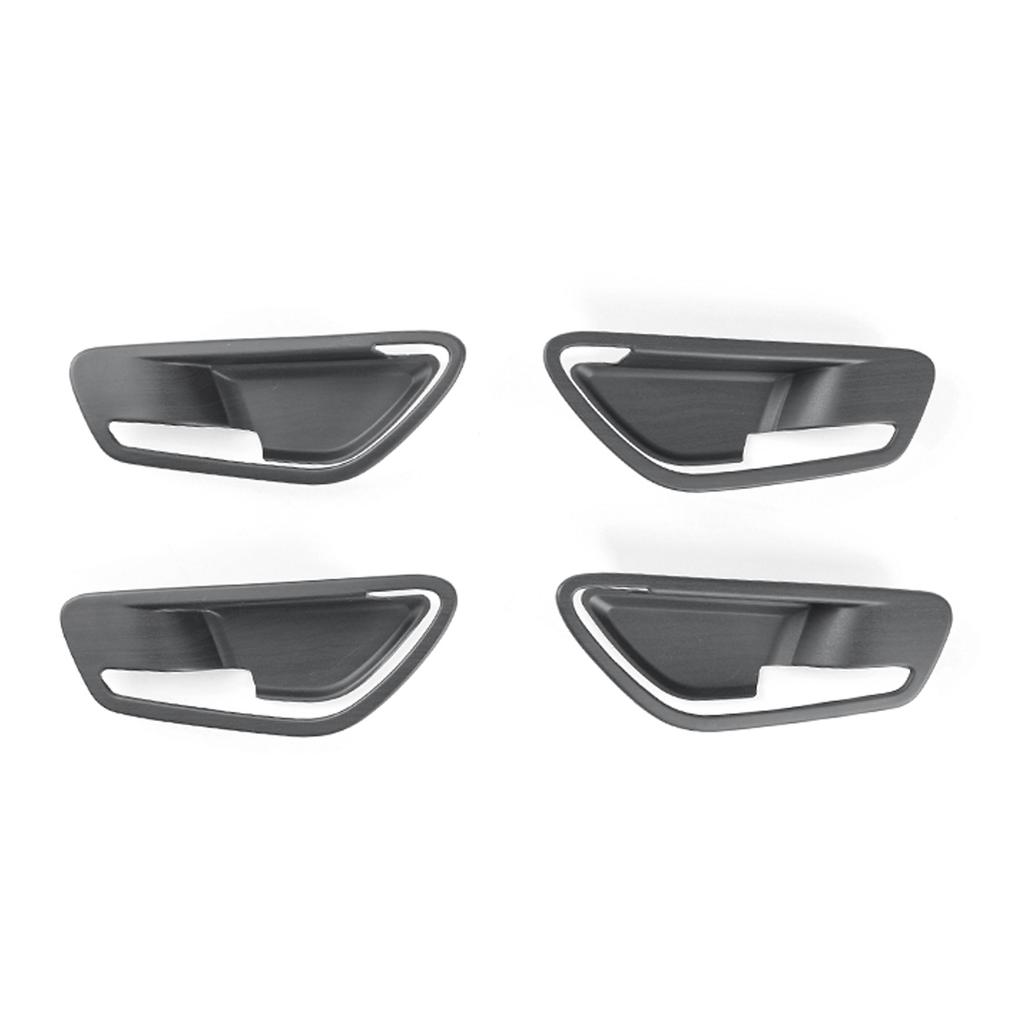 For Hyundai Tucson NX4 2026-2026 Car Tuning Carbon Fiber Inner Door Bowl Handle Frame Cover Interior Accessories