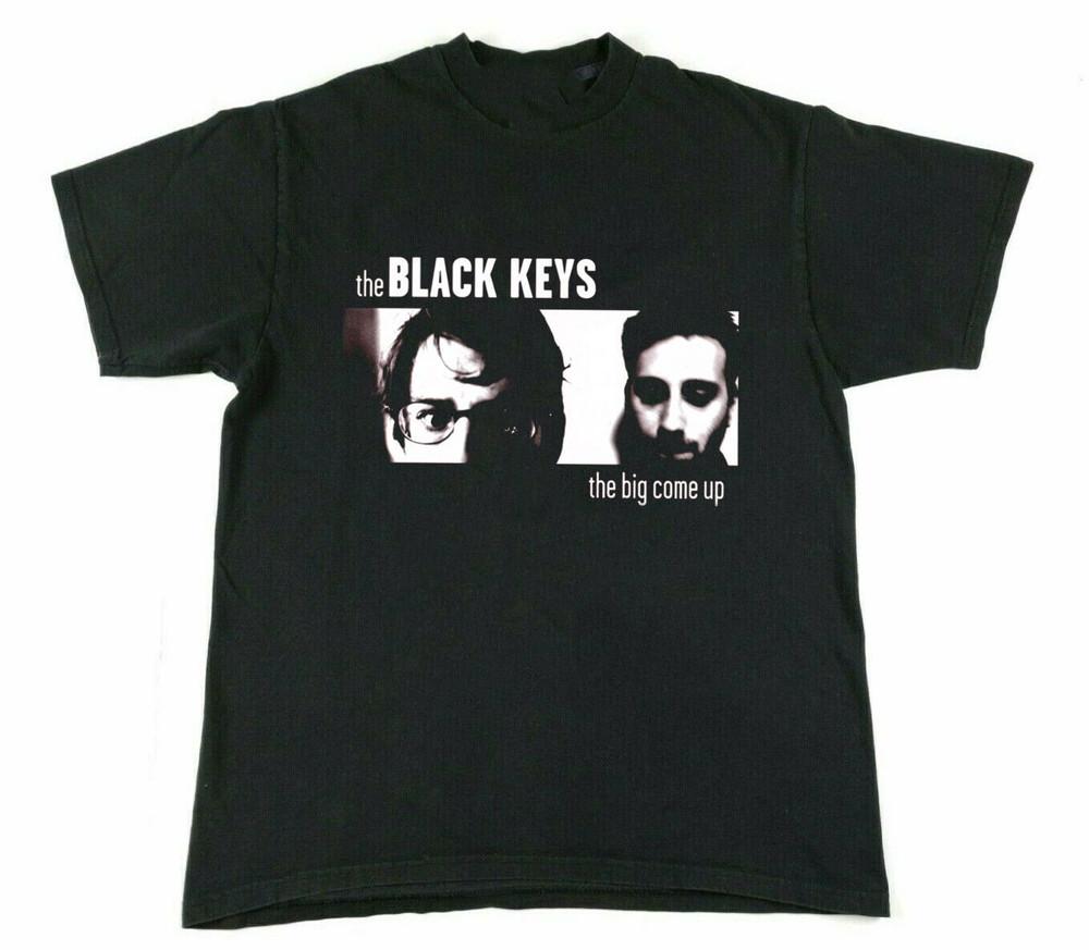 Vtg The Black Keys Band The Big Come Up Cotton Black All Size Shirt UR341 Unisex T-Shirt M