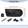 Bike Transport Bag Protection Lightweight Oxford Cloth Outdoor Bicycle Cover with Accessories