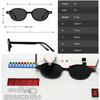  Retro Quality Small Oval Sunglasses Women Shades UV400 Fashion Rivets Men Sun Glasses