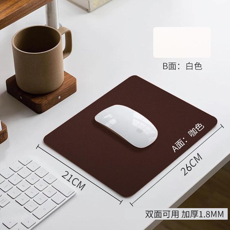 Nordic Style Simple PVC Western Food Mat Bowl Mat Thermal Insulation Mat PVC Mat Leather Double-sided Dining Mat Waterproof and Oil-proof Dining