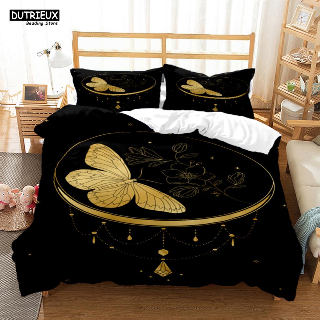 Mysterious Pattern Digital Print Polyester Bedding Sets Child Kids Covers Boys Duvet Cover Set For Teens Comforter Bedding Sets