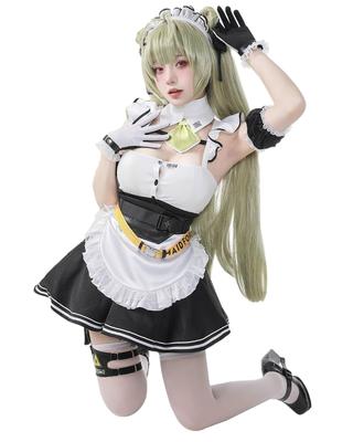 NIKKE Soda Cosplay Halloween Maid Game Goddess of Victory [milky Time]