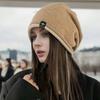 Thickened Beanie Caps Ear Protection Bonnet Cap Fashion Winter Hats  for Men Women