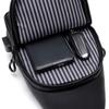 Herren Brusttasche, Trendige und Modische Umhängetasche, Schlicht und mit großem Fassungsvermögen, Vielseitig für den täglichen Arbeitsweg, Herren Tasche