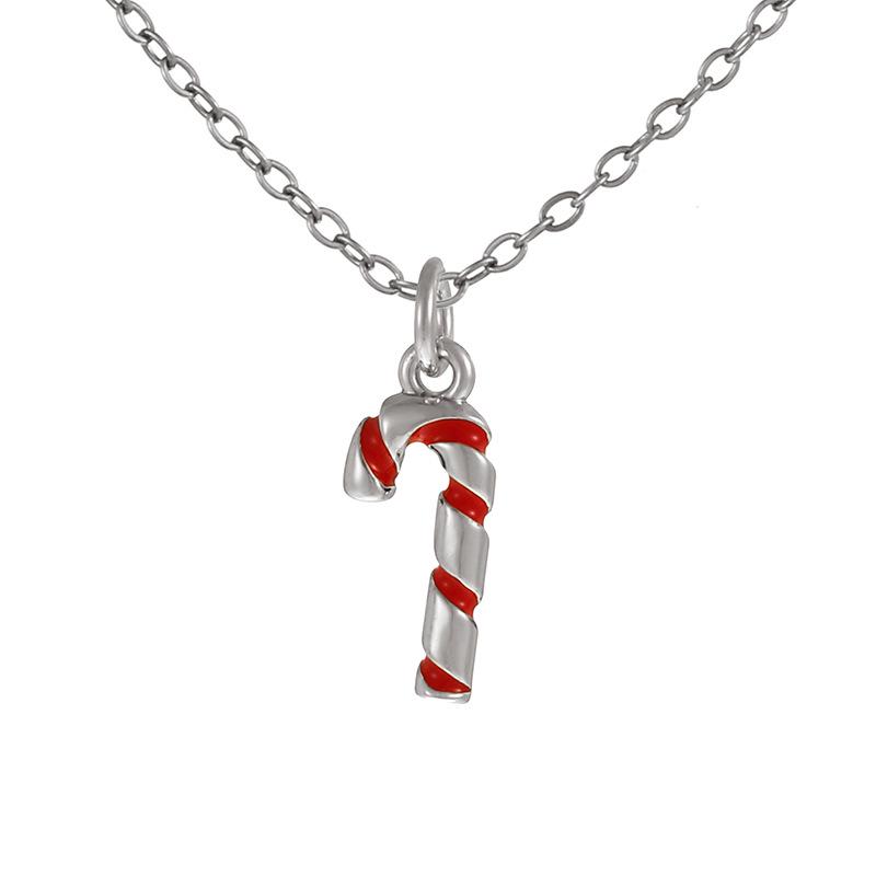 Santa Claus & Christmas Tree Sweater Necklace Set