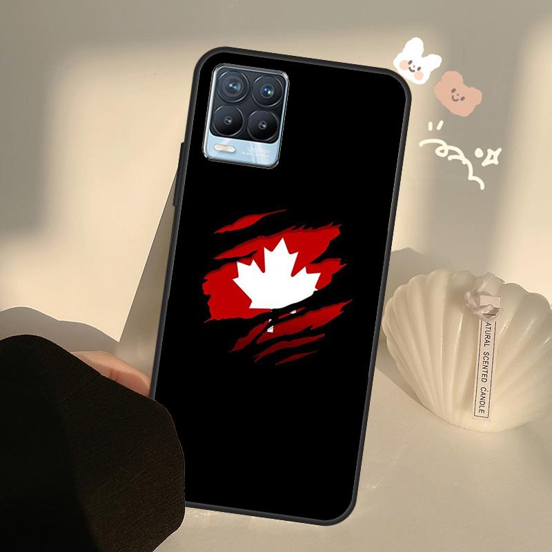 Canada Canadian Flag For Realme 8 9 Pro Plus GT Neo 2 GT Master 9i 8i Phone Case For OnePlus 9 10 Pro 9R Nord2