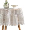 New Foreign Trade Countryside Small Fresh Square Table Round Table Hollow French Lace Round Mirror Flower Living Room Bedroom Study Dining Table