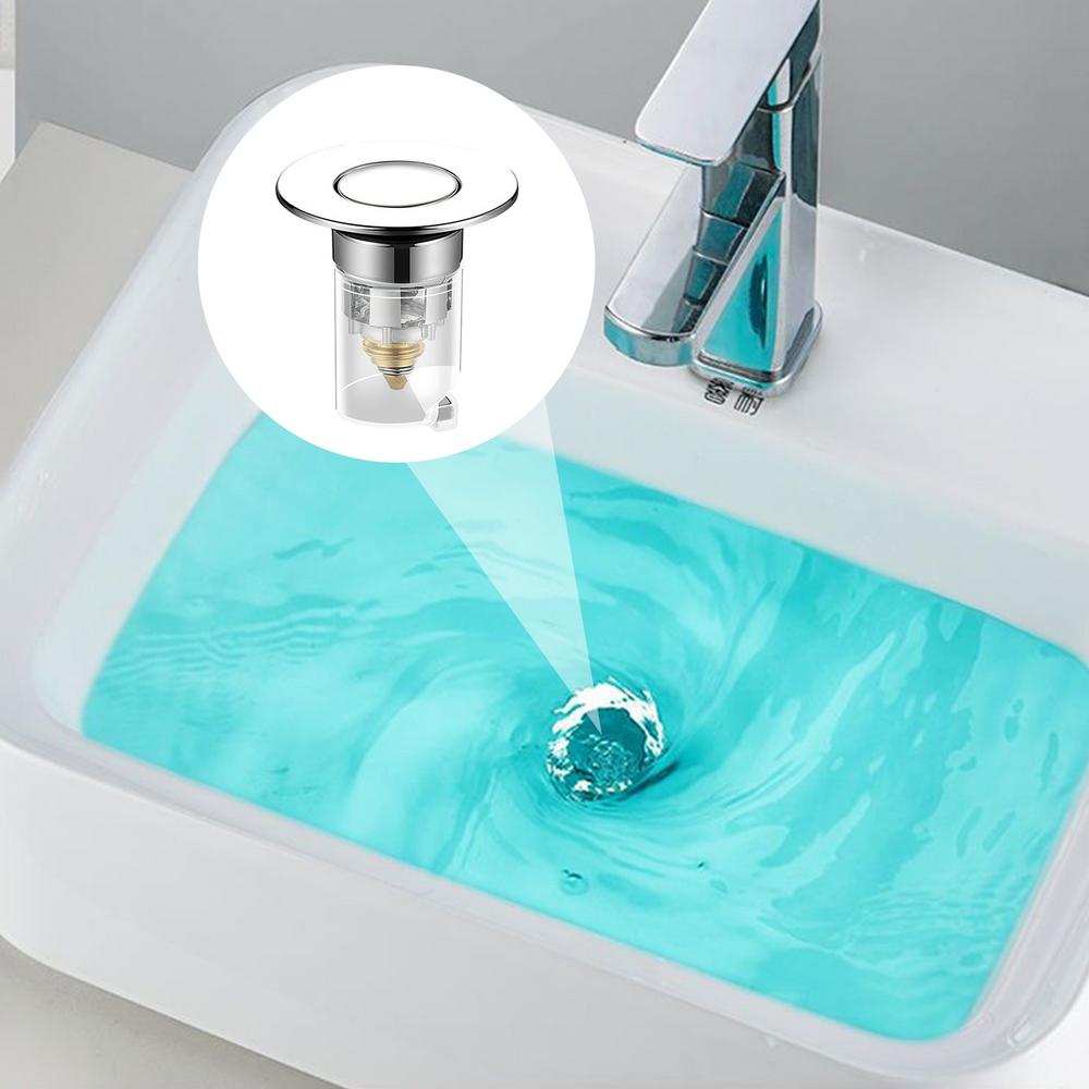 Sink Drain Stopper Anti-Clog Hair Catcher Pop-Up Sink Strainer For Kitchen Home Bathroom Bathtub Hair Garbage Disposal Tub