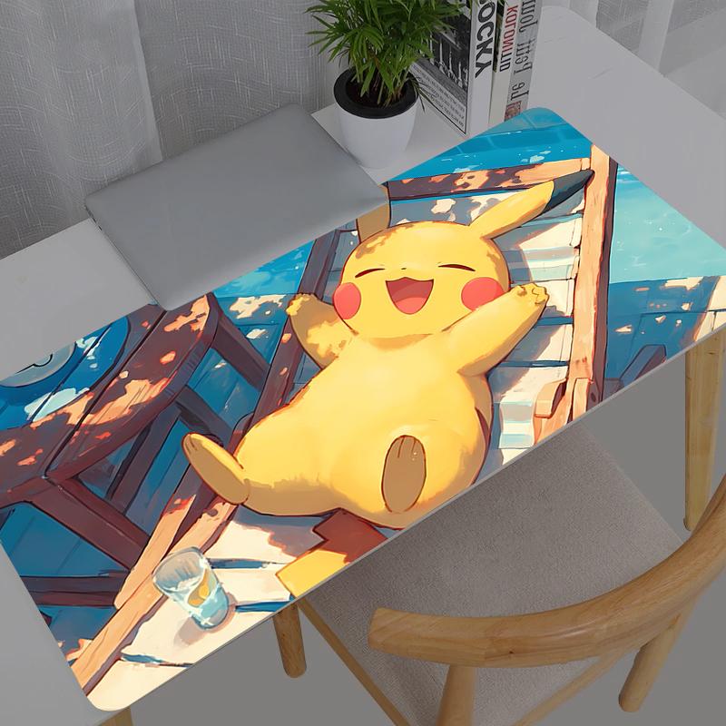 Mouse Pad Professional Pokemon Pikachu eSports New Game Players Speed Lock Edge Rubber Game Desk Mousepad Keyboard Mat
