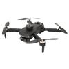 Foldable Drone with Brushless Motor Dual Lens HD Headless Mode One Key Start Portable Drone for Teenagers Black