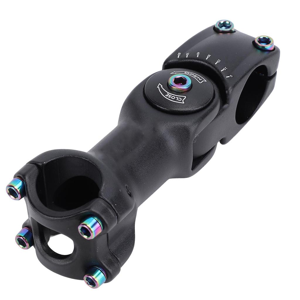 110mm Cycle Stem Riser Aluminum Alloy 60 Degree Adjustable Mountain Cycle Handlebar Extender Suspension Stem for 28.6mm 25.4mm Handlebars
